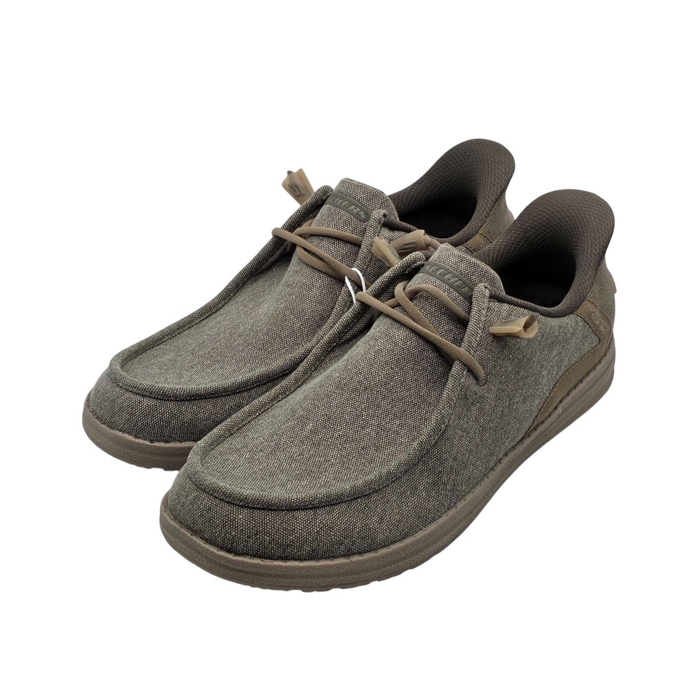 Skechers Melson-Coronado Hands Free Slip-ins Shoes Mens Size 9 Khaki NEW 210959